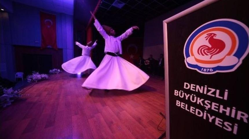Mevlana Denizli’de Anıldı