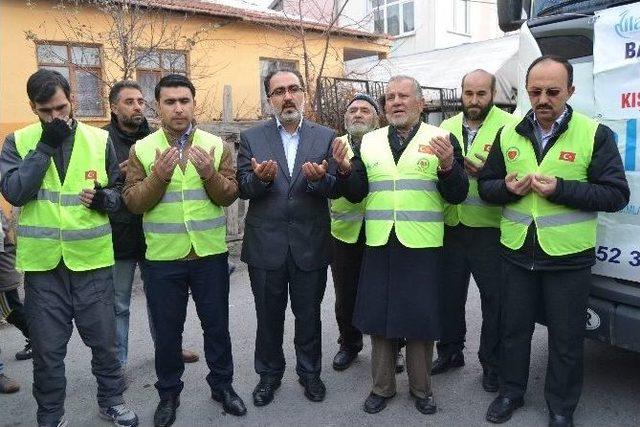 Bayırbucak Türkmenlerine 1 Tır Dolusu Yardım Gönderildi