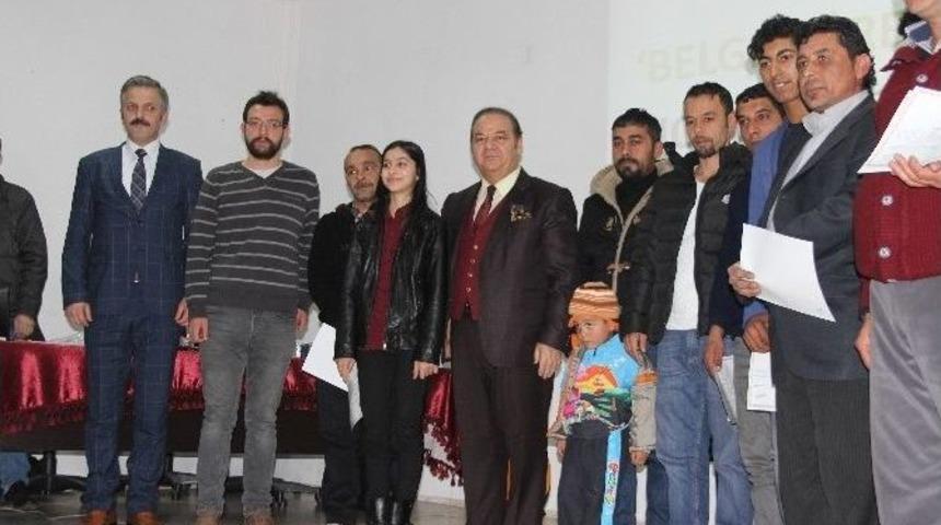 &Ccedil;arşamba&rsquo;da 110 Kursiyer Sertifika Aldı