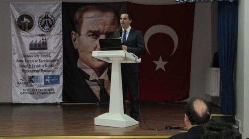 &Ccedil;aycuma Organize Sanayi B&ouml;lgesinde Yatırım Teşvikleri Konulu Toplantı D&uuml;zenlendi