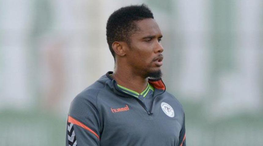 Atiker Konyaspor'da Samuel Eto'o kampı terk etti