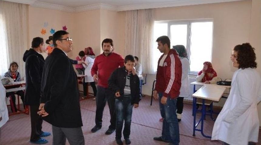İlçe Milli Eğitim Müdürü İnce, Rehabilitasyon Merkezini Ziyaret Etti