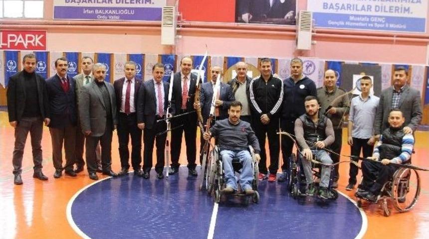Ordu&rsquo;da Bedensel Engelli Sporcular Ok&ccedil;uluk Faaliyetlerine Başladı