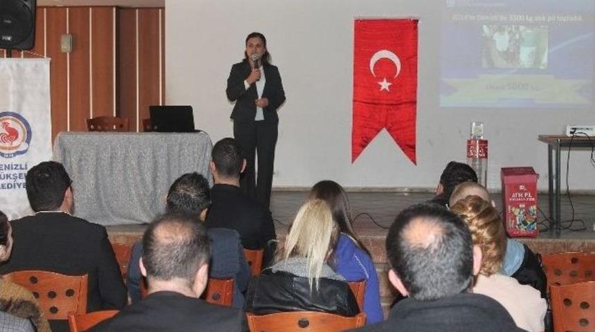 B&uuml;y&uuml;kşehir&rsquo;den Eğitimcilere Atık Pil Semineri
