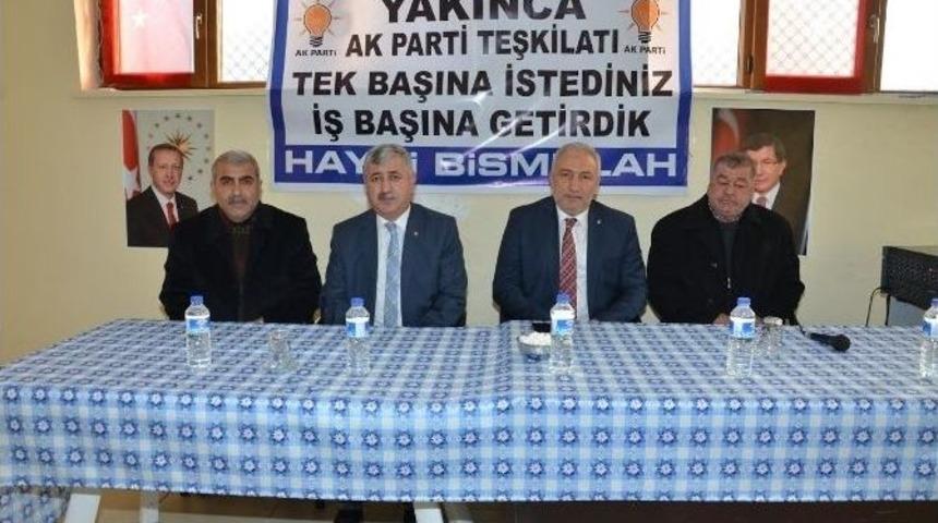 Ak Parti Yakınca&rsquo;da Mahalle Toplantısı D&uuml;zenlendi