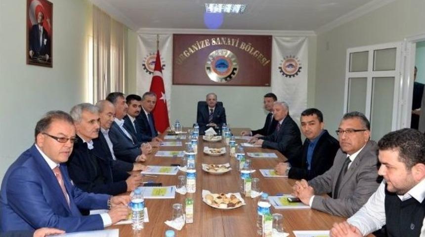 Silifke Osb M&uuml;teşebbis Heyet Toplantısı Vali &Ccedil;akacak Başkanlığında Yapıldı