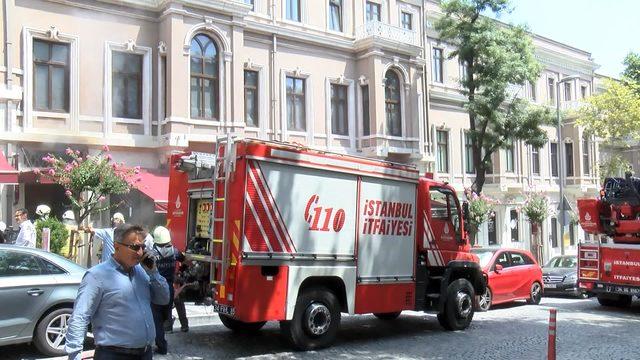 Beşiktaş'ta restoranda yangın