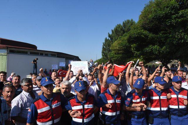 Kırklareli Ovası'na kurulacak termik santral protestosunda arbede