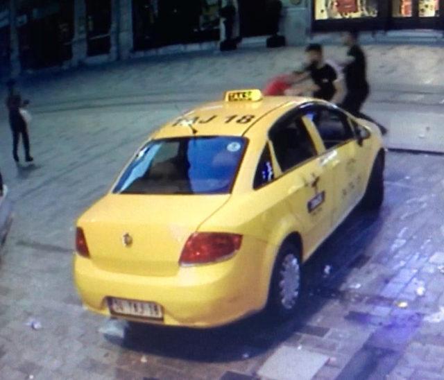 İstiklal Caddesi'ndeki silahlı saldırı güvenlik kamerasında