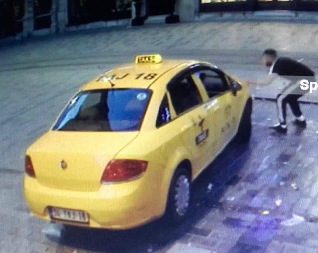 İstiklal Caddesi'ndeki silahlı saldırı güvenlik kamerasında