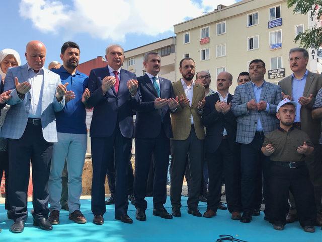 Soğanlık Camii ve Zemin Altı Otoparkı Temel Atma Töreni yapıldı