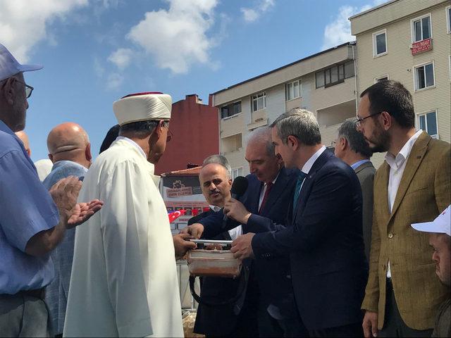 Soğanlık Camii ve Zemin Altı Otoparkı Temel Atma Töreni yapıldı