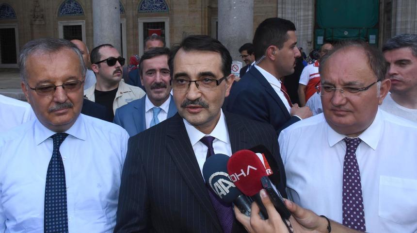 Bakan Dönmez'den Edirne'ye doğalgaz müjdesi