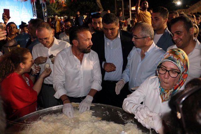 Kızıltepe'de Pişmaniye Festivali'nde izdiham 