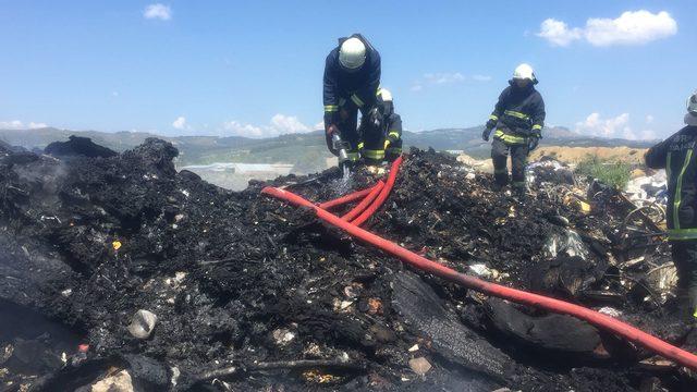 Bursa'da hurda deposunda yangın