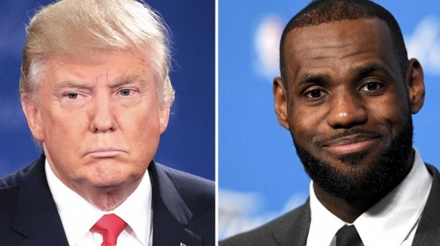 Donald Trump, LeBron James'e 'aptal' dedi!