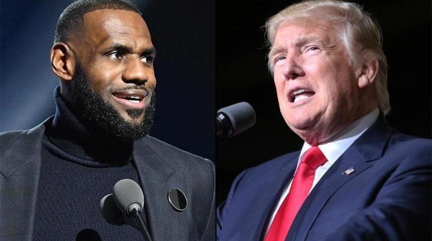 Trump, bu kez de NBA'yi karıştırdı! LeBron James'e üstü kapalı 'aptal' dedi!