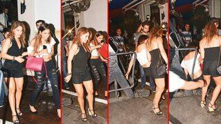 Çöp aracının içine düştü! Yağmur Ünal ile Irmak Ünal'ın tatsız gecesi... 