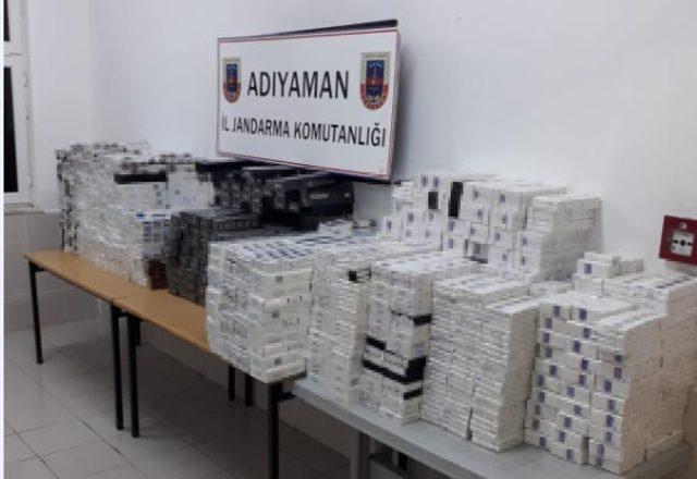 Besni'de evde 10 bin paket kaçak sigara ele geçirildi