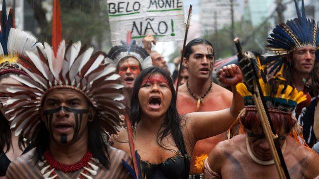 Brezilya'daki Belo Monte santralinin 2011'de yol açtığı protestolar