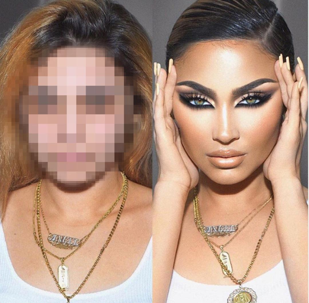  Makyajdan &ouml;nce ve sonra! Bazılarını tanımakta zorlanabilirsiniz