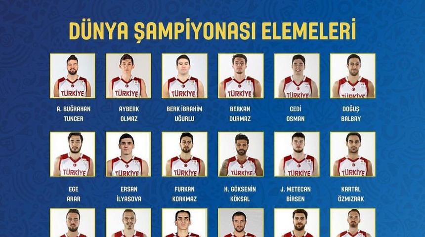 A Milli Erkek Basketbol Takımı'nın aday kadrosu açıklandı
