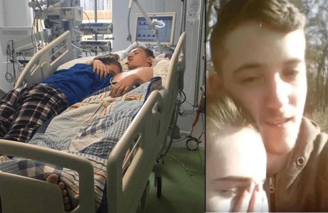 En acı an! Sevgilisine fişi &ccedil;ekilmeden dakikalar &ouml;nce b&ouml;yle veda etti