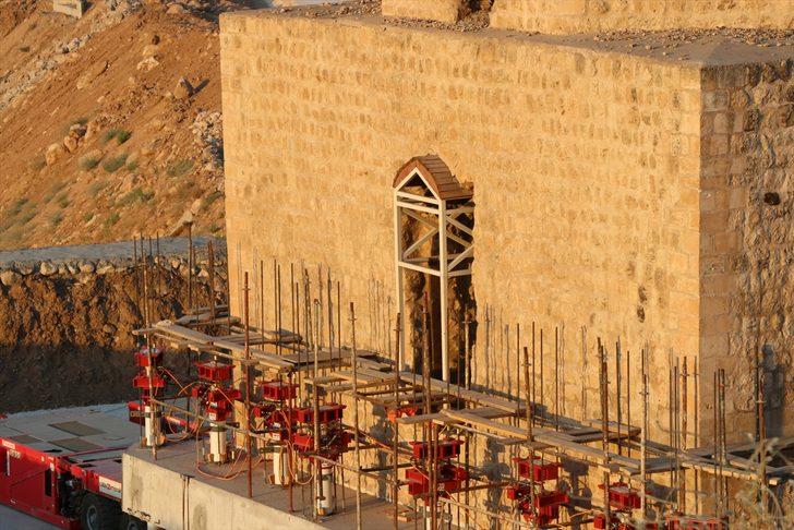 Tarihi Artuklu Hamamı yerine indiriliyor G1