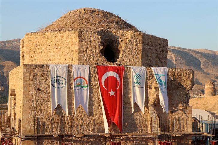 Tarihi Artuklu Hamamı yerine indiriliyor G4