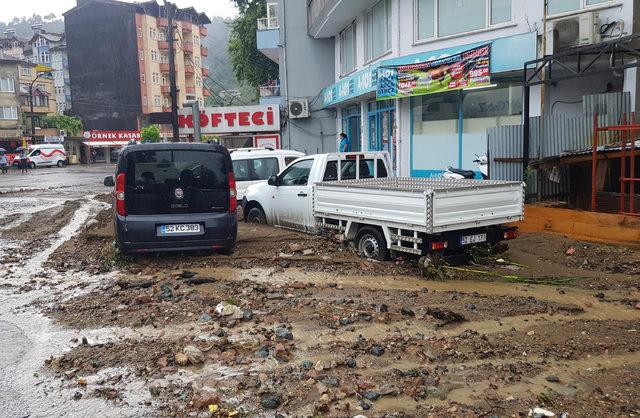 Fatsa'da sağanak; OSB su altında (2)