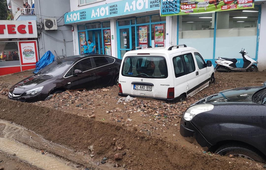 Fatsa'da sel felaketi 