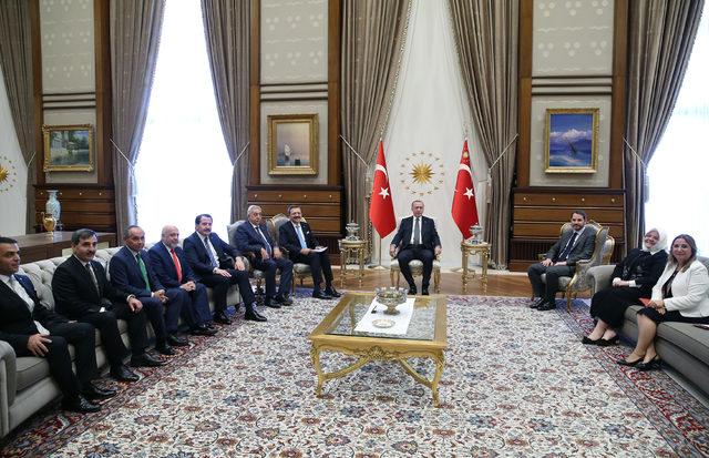 Cumhurbaşkanı Erdoğan, TOBB Başkanı Hisarcıklıoğlu'nu kabul etti 