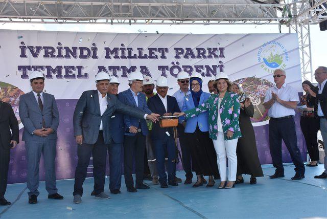 İvrindi Millet Parkı'nın temel atma töreni gerçekleştirildi