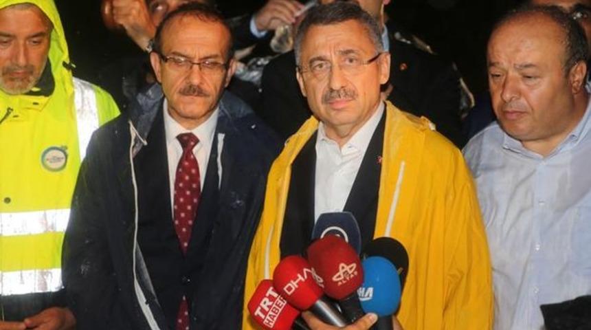 Cumhurbaşkanı Yardımcısı Fuat Oktay'dan Ordu'daki sel felaketine ilişkin a&ccedil;ıklama