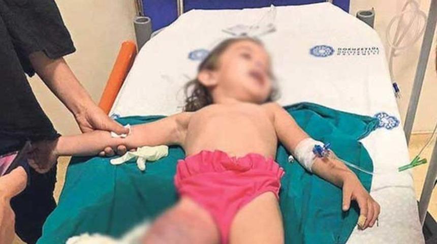 Aqua Park'ta 3 yaşındaki minik Nil'in bacağına tahliye borusu sıkıştı