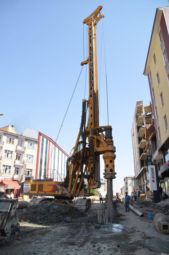Ağrı nın ilk alt ge&ccedil;idi yapılıyor 2