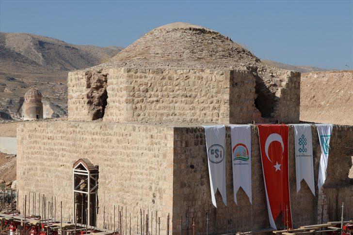 Artuklu Hamamı'nın zemine inmesine 80 cm kaldı! G5