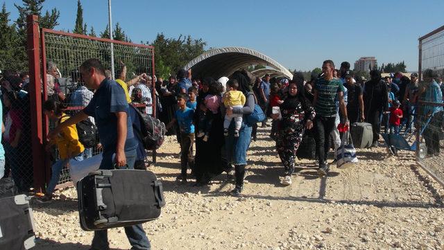 11 bin Suriyeli, bayram için ülkesine gitti