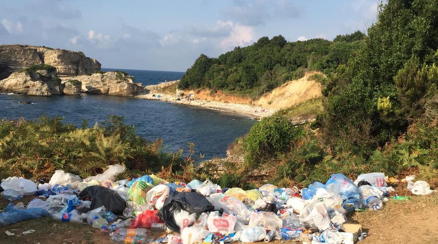 'Saklı cennet' Sardala Koyu'nda isyan ettiren görüntü