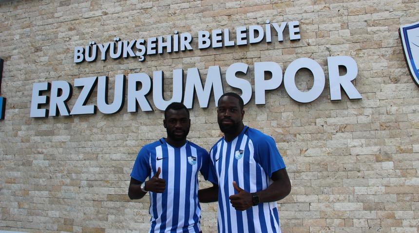 Büyükşehir Belediye Erzurumspor Ridge Munsy ve Moussa Kone ile sözleşme imzaladı