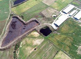 Kırklareli'nde gübre biriktirme havuzlarındaki atıklar, derelere karıştı