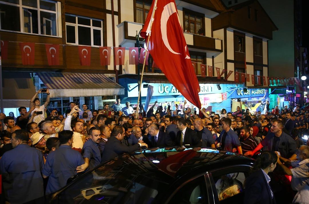 Cumhurbaşkanı Erdoğan Rize'de