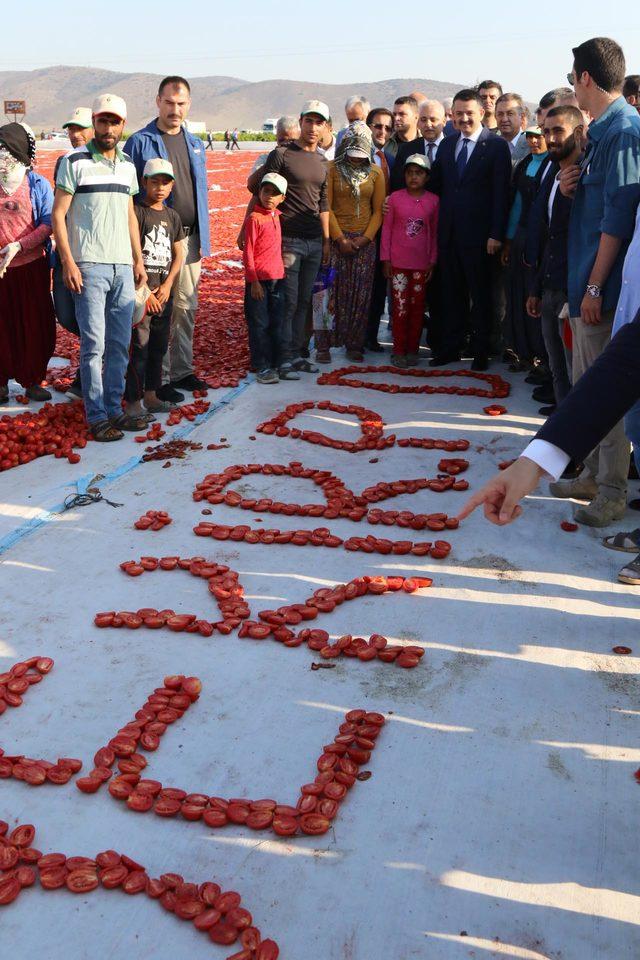 Bakan Pakdemirli, tarlada tarım işçileri ile kahvaltı yaptı