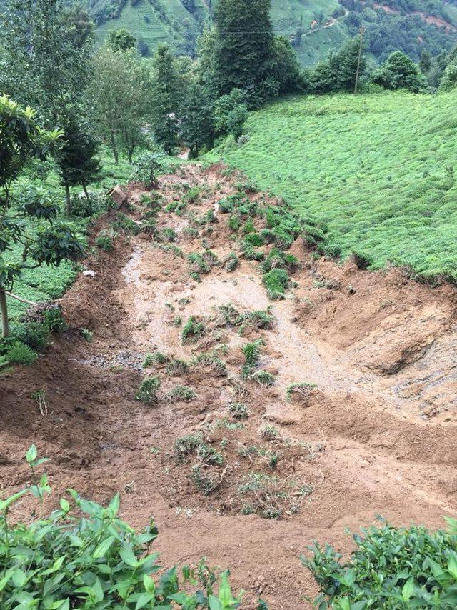 Rize'de sel: 1 ev çöktü, 22 ev boşaltıldı, mahsur kalanlar kurtarıldı (3) 