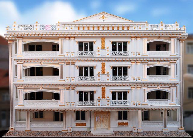 Malatya'da 8 büyüklüğünde depreme dayanıklı, altın kaplamalı akıllı bina