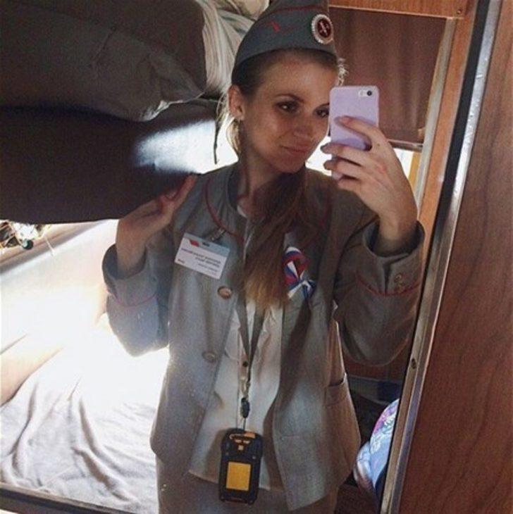 Rus trenlerinin kadın çalışanları  G5