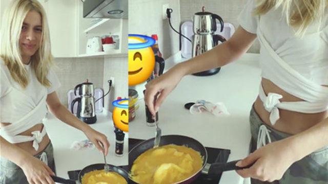 On parmağında on marifet! Aleyna Tilki mutfakta 