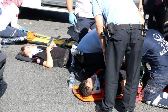 Şişli'de yunus polisleri kaza yaptı: 2 yaralı