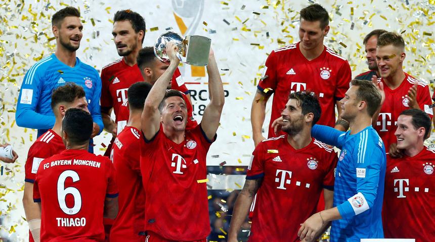 Bayern M&uuml;nih, Eintracht Frankfurt'u 5-0 yendi ve Almanya S&uuml;per Kupası'nı kazandı!