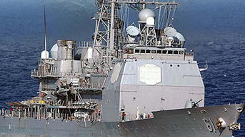 Türk donanması Akdeniz'de